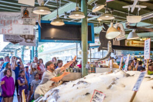 Entrance to Pike Place Market in Seattle – Pike Place Market guide