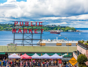 Entrance to Pike Place Market in Seattle – Pike Place Market guide